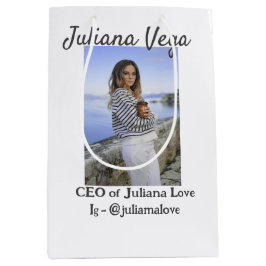 Sacola Para Presentes Média Chefe de administração da dona de negócios Chefe I