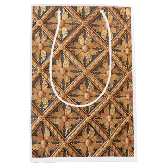 Sacola Para Presentes Média Cherubim. Venezia Italia. Gallerie dell'Accademia (Frente)