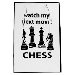 Sacola Para Presentes Média Chess Assista Meu Próximo Chess