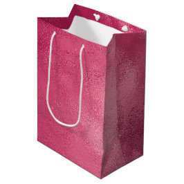Sacola Para Presentes Média Chic de Glamour Rosa para Chá de Noiva Feminino