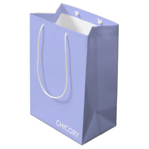 Sacola Para Presentes Média Chicória - Nome azul da flor
