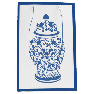 Sacola Para Presentes Média Chinoiserie Chic GingerJar