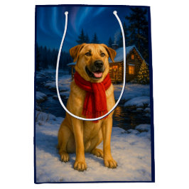 Sacola Para Presentes Média Chinook Holiday Card