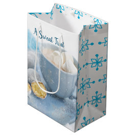 Sacola Para Presentes Média Chocolate Quente E Tratamentos