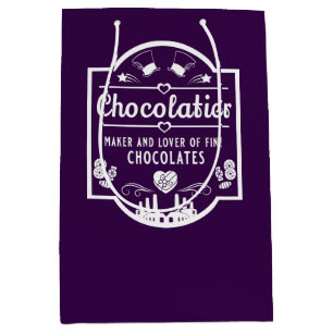 Sacola Para Presentes Média Chocolatier