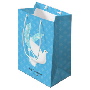 Sacola Para Presentes Média Christening * escolha a cor de fundo