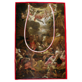 SACOLA PARA PRESENTES MÉDIA CHRISTMAS GIFT BAG RENAISSÂNCIA ALEMÃ