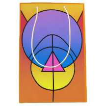 Círculos Geométricos Abstratos Linha Colorida