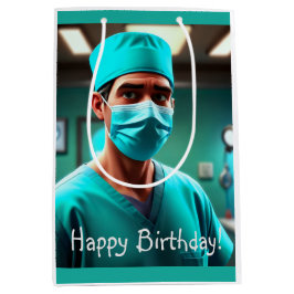 Sacola Para Presentes Média Cirurgião Sério