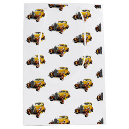 Sacola Para Presentes Média Classic Car Modern Cool