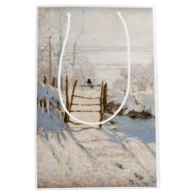 Sacola Para Presentes Média Claude Monet - A Mídia (Frente)