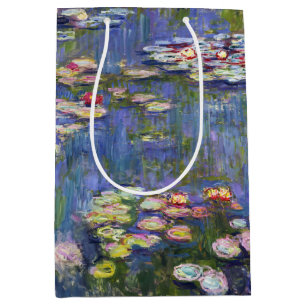 Sacola Para Presentes Média Claude Monet - Lírios/Ninfas