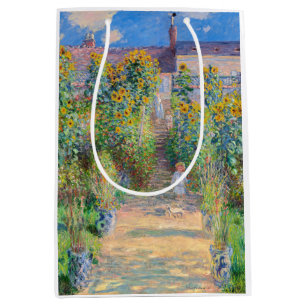 Sacola Para Presentes Média Claude Monet - O Jardim do Artista em Vetheuil
