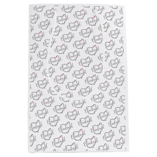 Sacola Para Presentes Média Cleveland Ohio Love