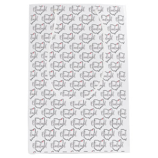 Sacola Para Presentes Média Cleveland Ohio Love