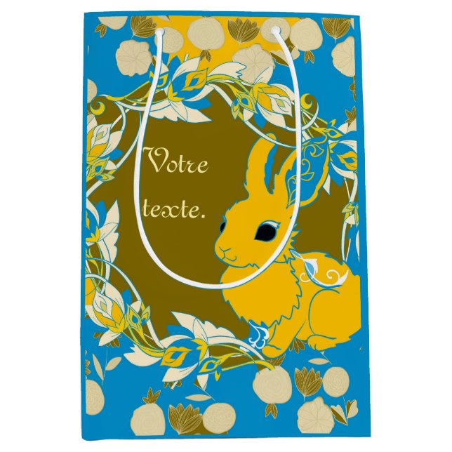 Sacola Para Presentes Média Coco le lapin (Frente)