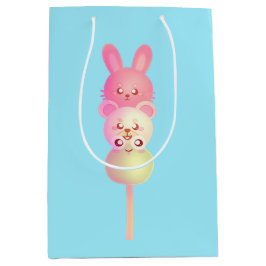 Sacola Para Presentes Média Coelhinho Bonito, Urso E Sapo Dango Glossy Poster