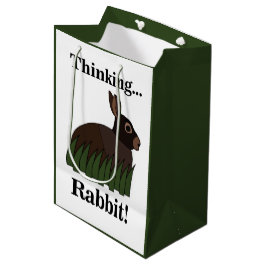 Sacola Para Presentes Média Coelho Animal Fofo Bunny