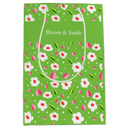 Sacola Para Presentes Média Coleção floral Meadow Whimsy