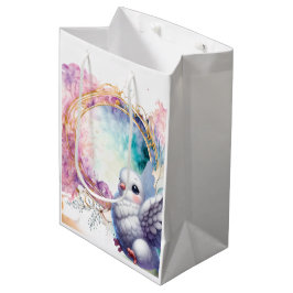 Sacola Para Presentes Média Colourful Dove