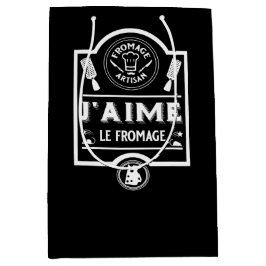 Sacola Para Presentes Média Comedores de Queijo