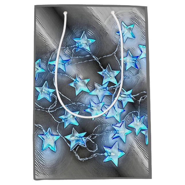 Sacola Para Presentes Média Compartilhe a luz (Frente)