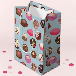 Sacola Para Presentes Média Confeitaria de chocolate doce