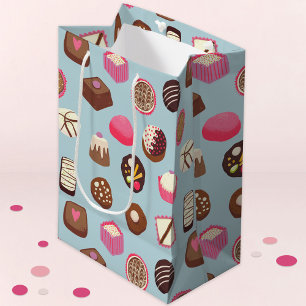 Sacola Para Presentes Média Confeitaria de chocolate doce