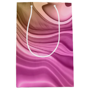Sacola Para Presentes Média Conjunto de Tinta Alcoólica Aurora Papel Digital-4