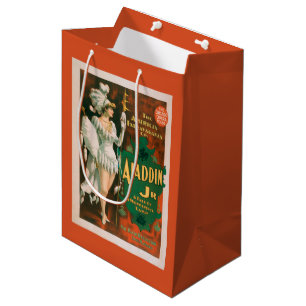 Sacola Para Presentes Média Conto do Jr. de Aladdin de um teatro maravilhoso 2