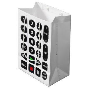 Sacola Para Presentes Média Controle remoto de TV