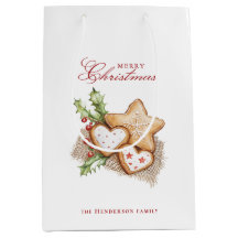 Cookies de Natal e Nome Personalizado de Pine Whit