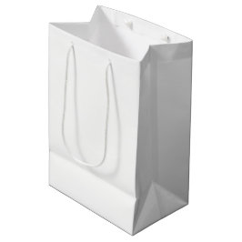 Sacola Para Presentes Média Cor Sólida Branca do Fantasma