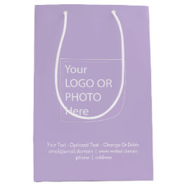 Sacola Para Presentes Média Cor Trend - Saco de Presente com Logotipo Médio em
