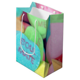 Sacola Para Presentes Média Corações namorados