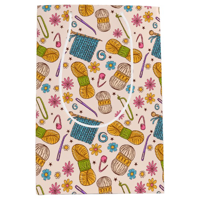 Sacola Para Presentes Média Cortar Amor (Frente)