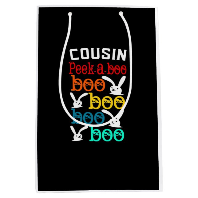 Sacola Para Presentes Média Cousin Bunny Game For Novelty (Frente)