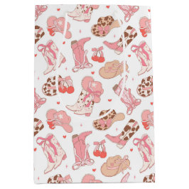 Sacola Para Presentes Média Cowboy Boots n’ Hats