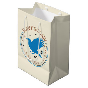 Sacola Para Presentes Média CRACHÁ de Orgulho da Casa Azul RAVENCLAW™