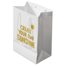 Sacola Para Presentes Média Create your own sunshine quote on