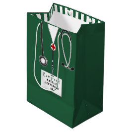 Sacola Para Presentes Média Creative Nurse Graduation Medium Gift Bag