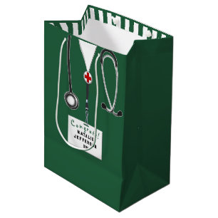 Sacola Para Presentes Média Creative Nurse Graduation Medium Gift Bag