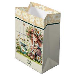 Sacola Para Presentes Média Criança Personalizada da Margarida de Deus