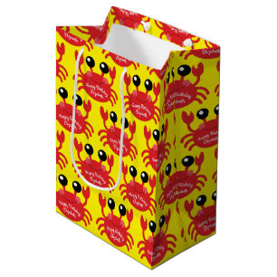Sacola Para Presentes Média Crianças de Cartoons de Corte de Festa de aniversá