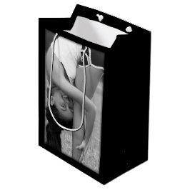 Sacola Para Presentes Média Crie-Seu Próprio Carregamento De Fotos, Gift Bag