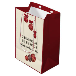 Sacola Para Presentes Média cristão O SENHOR TE ABENÇOE Balas de Natal
