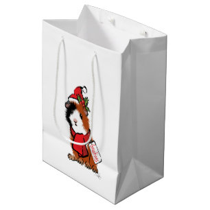 Sacola Para Presentes Média Cumprimento da cobaia do Natal