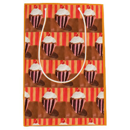 Sacola Para Presentes Média Cupcake with Vanilla Frosting