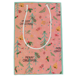 Sacola Para Presentes Média Cute Christmas Gift Bag