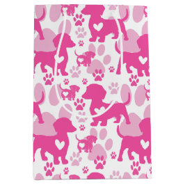 Sacola Para Presentes Média Dachshund Love Dog Gift Bag
